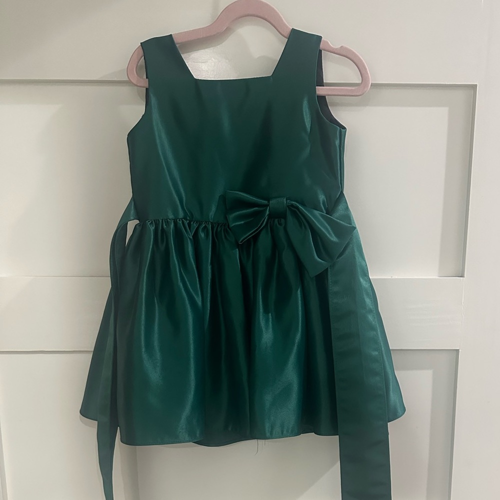 Formal Green (shiny/sateen) dress!
